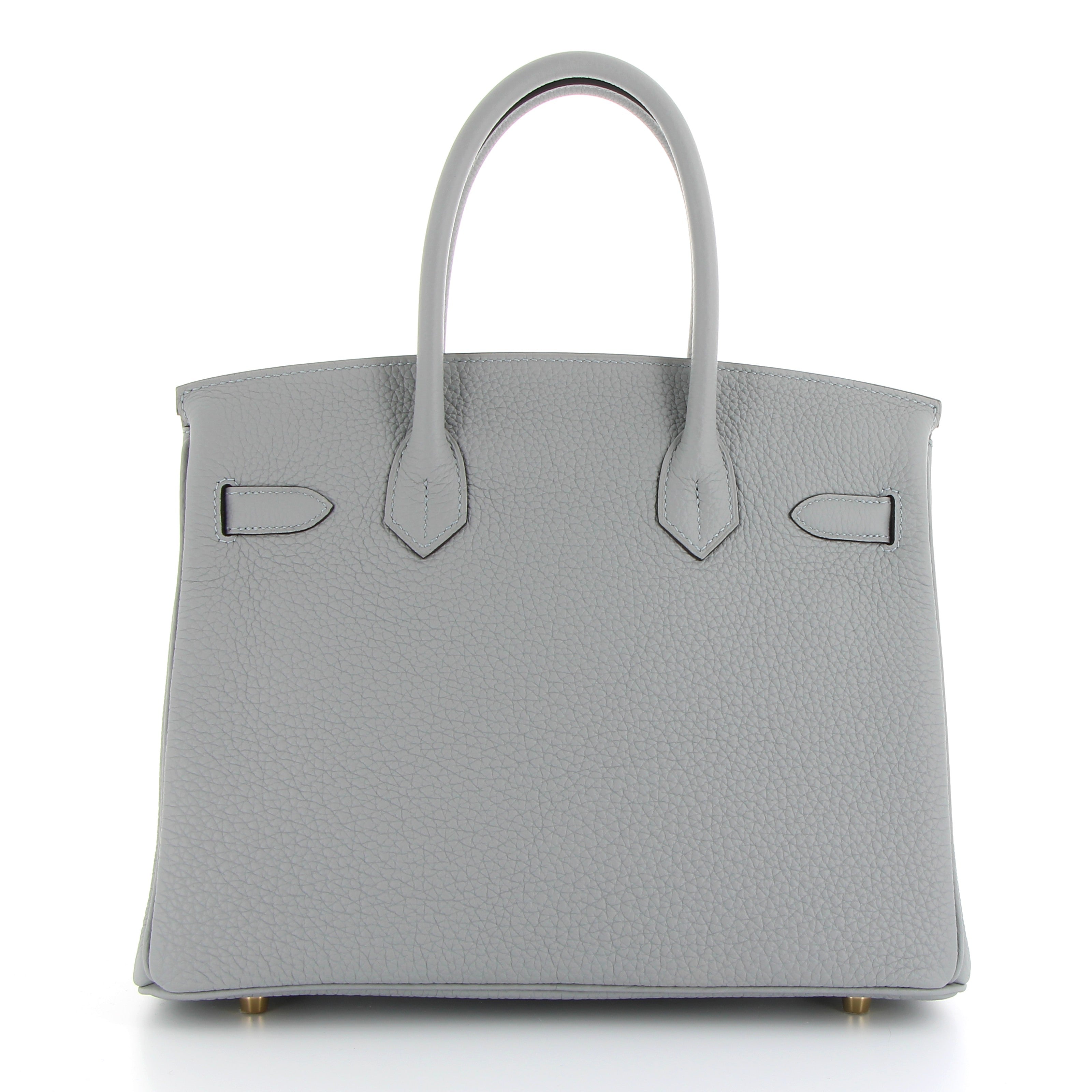 Birkin 30 bleu glacier togo gold hardware